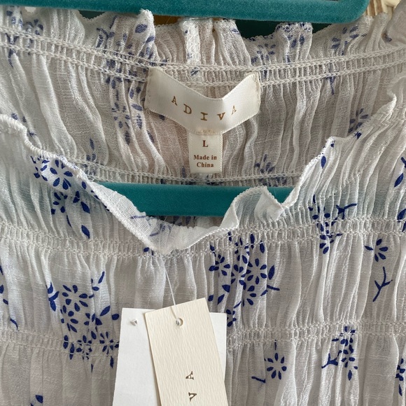 Bohemian blouse with boat neck - Picture 2 of 4